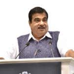 Nitin Gadkari addressing at the inauguration of the 29th National Road Safety Week 2018 in New Delhi removebg preview